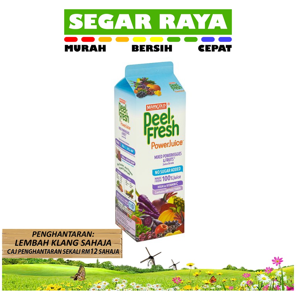 Jus Marigold Peel Fresh PowerJuice Mixed Powerveggies & Fruits Juice