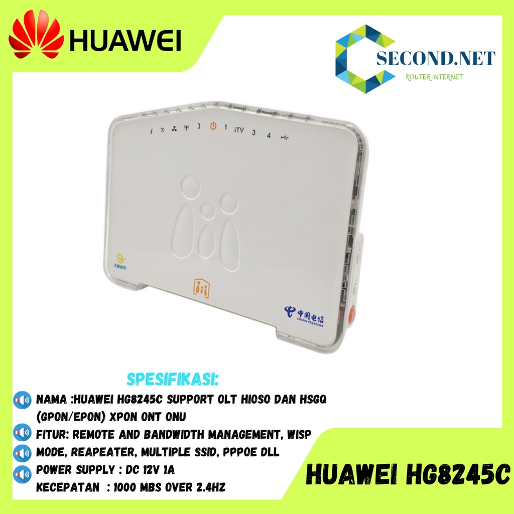 Huawei Hg C Support Olt Hioso And Hsgq Gpon Epon Xpon Ont Onu Shopee Malaysia