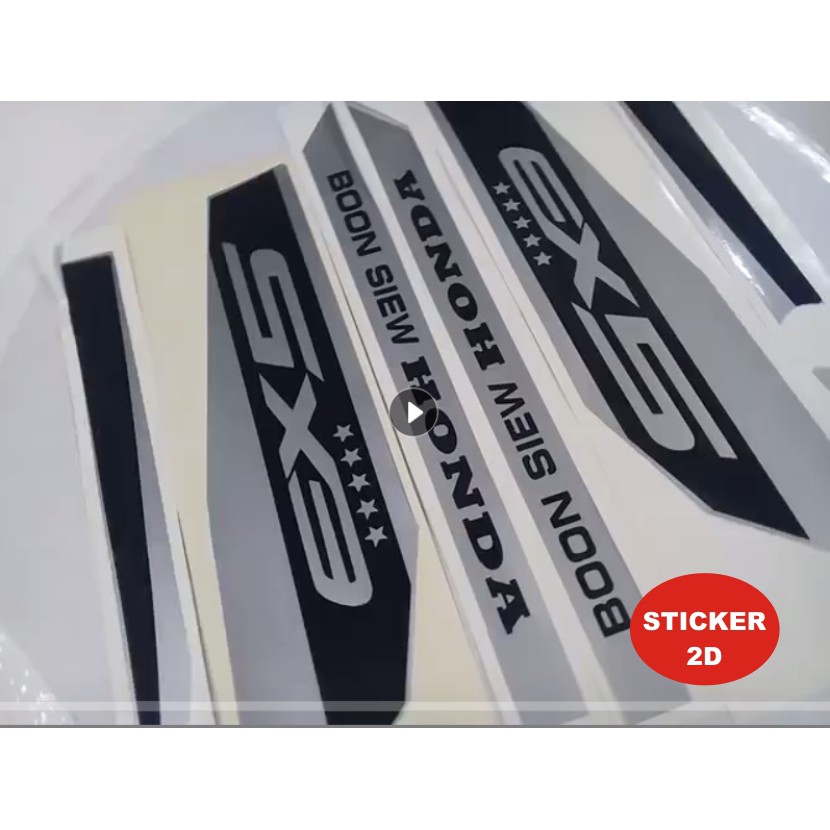 Body Sticker / Stripe / STIKER Stickers STICKER HONDA EX5[9] C100