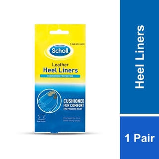 scholl leather heel liners