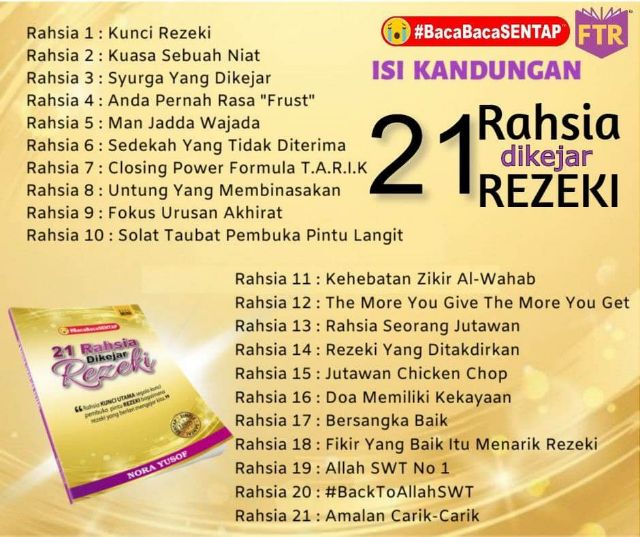 Ftr Buku 21 Rahsia Dikejar Rezeki Shopee Malaysia