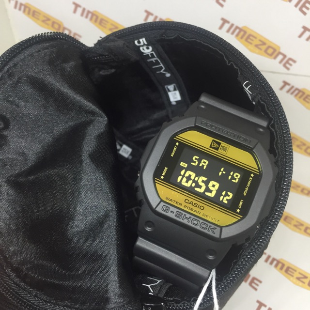 ORIGINAL G-SHOCK NEW ERA DW-5600NE-1 DW-5600NE-1JR | Shopee Malaysia