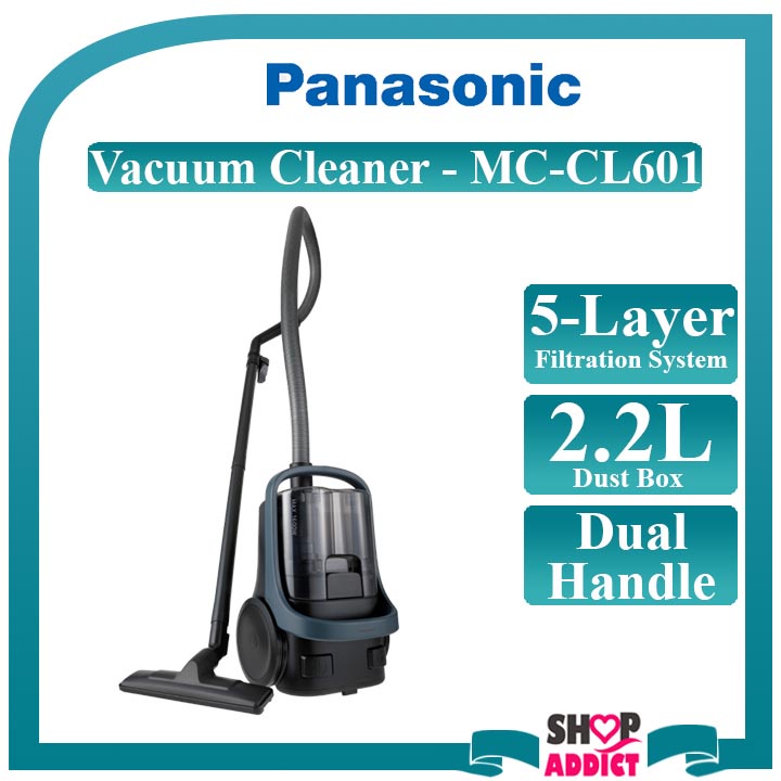 PANASONIC MCCL601 1600W Bagless Canister Vacuum Cleaner MCCL601AV47