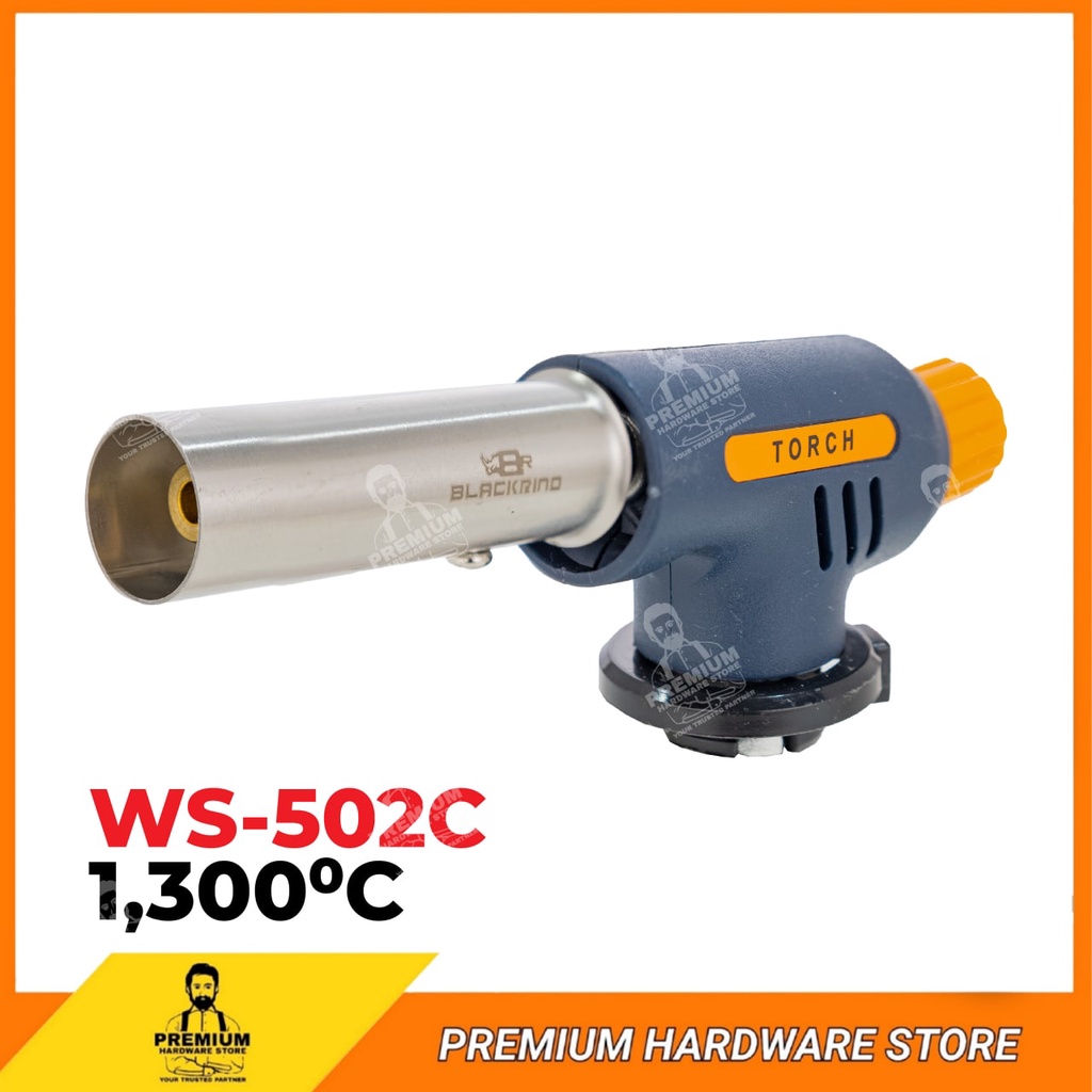 PREMIUM Multi Purpose Torch WS502C SelfIgnition Blow Torch Camping