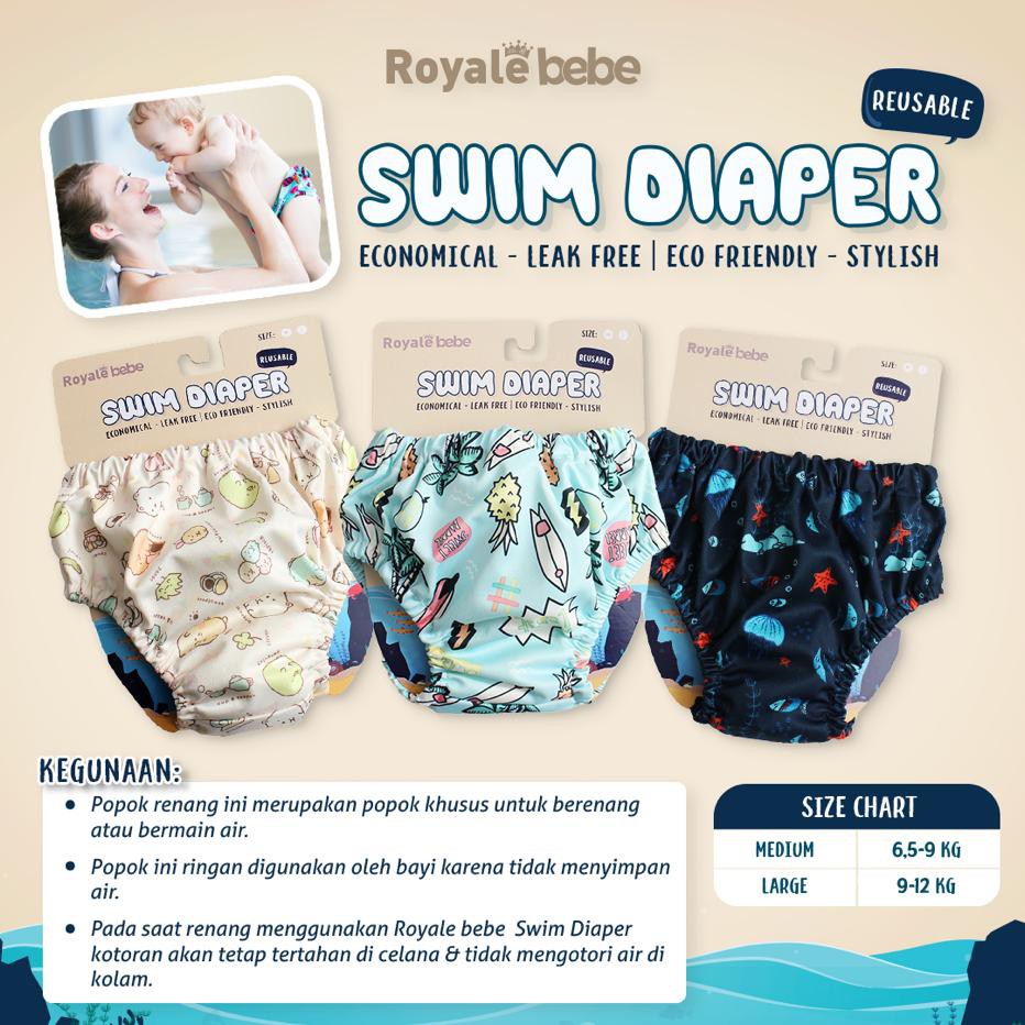 Royale Bebe Swin Diaper Reuseable Shopee Malaysia