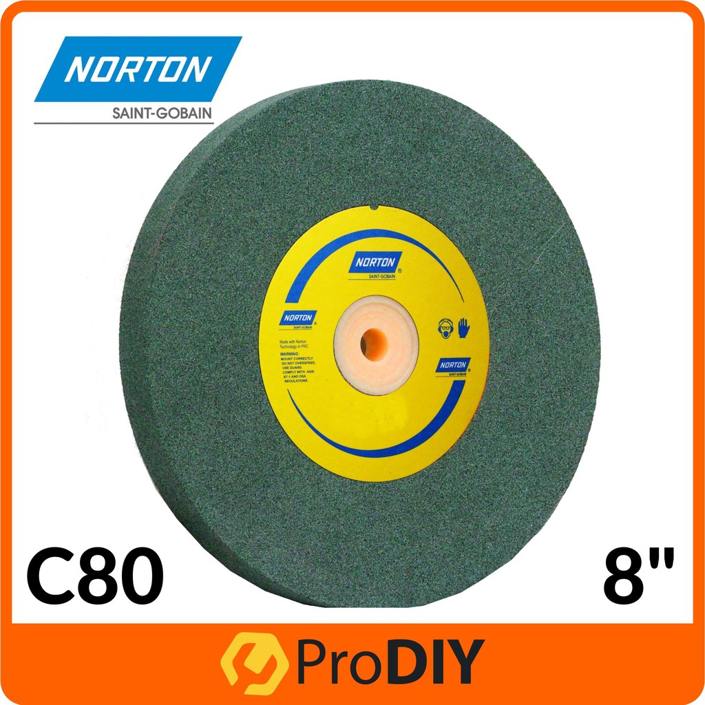 Norton C80 Grinding Wheel Green Gold Carbide 8 200 X 20 For