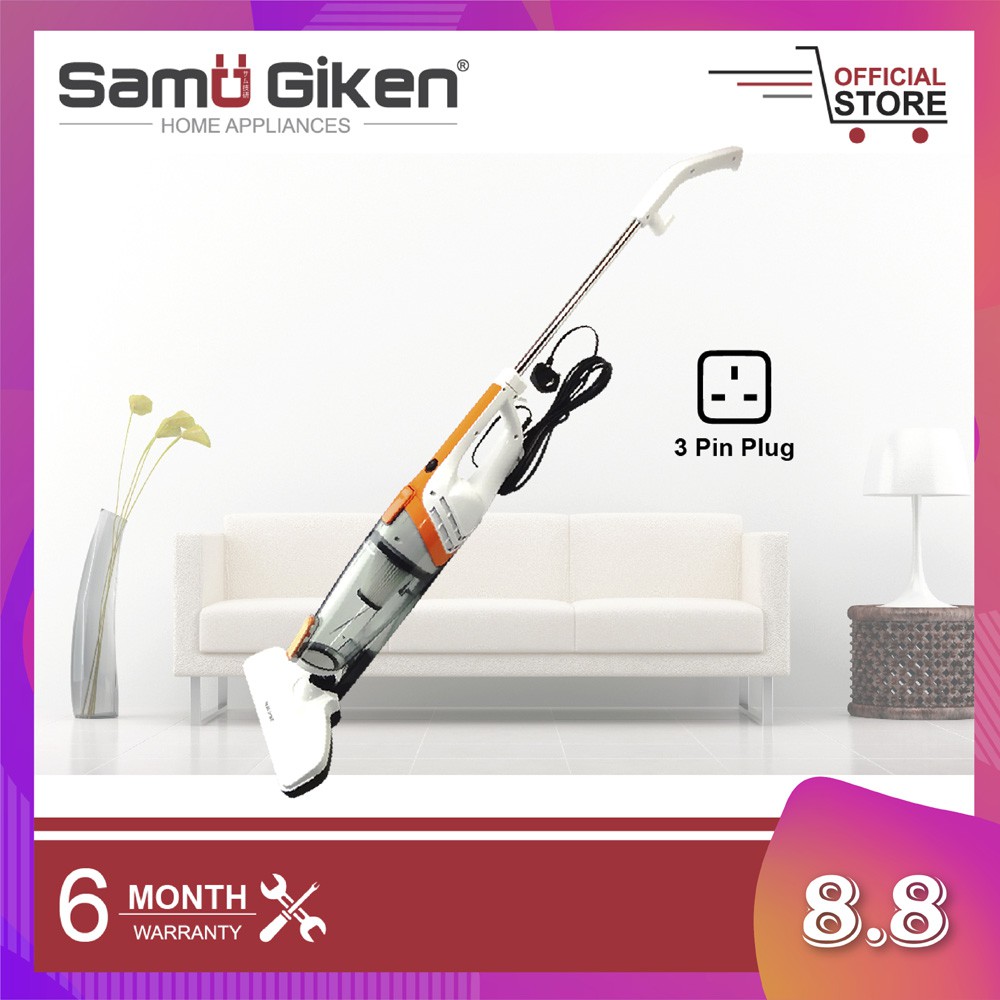 Samu Giken 2in1 Powerful Suction 600W Portable Handheld Wired Vacuum