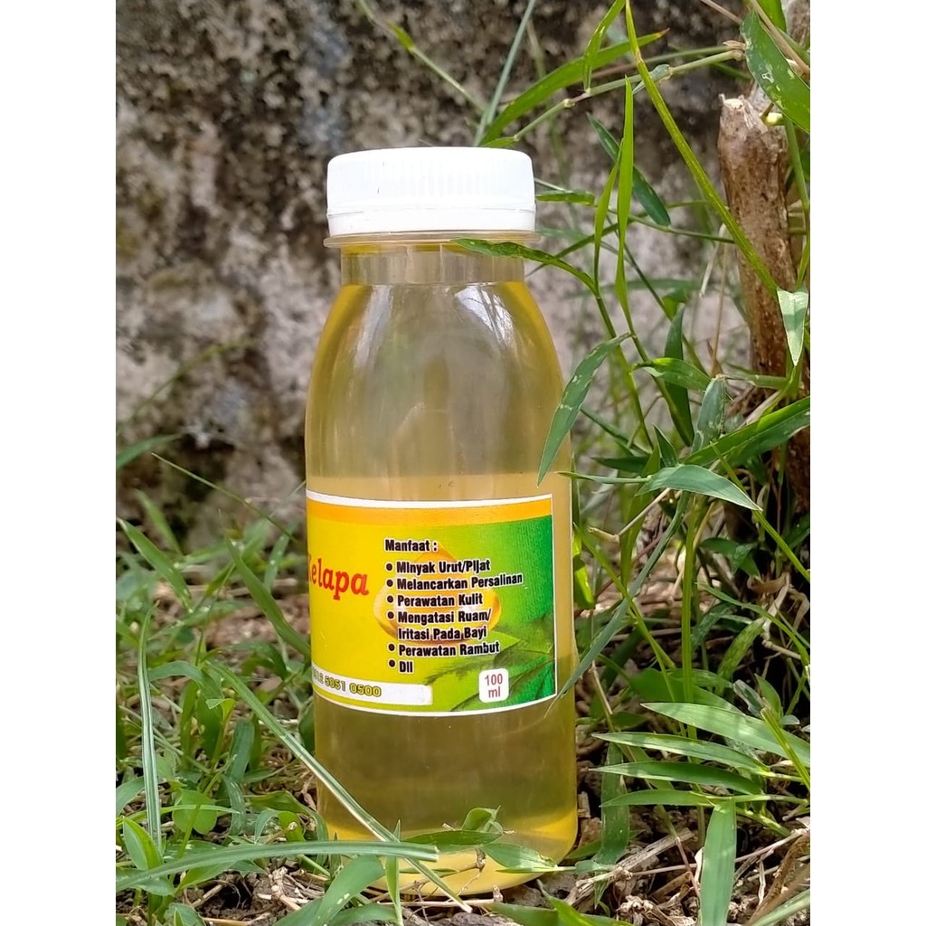Original And Pure Green Coconut Oil 100 Oil 1 Liter Health Oil 100ml