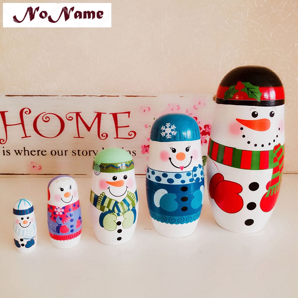 snowman nesting dolls