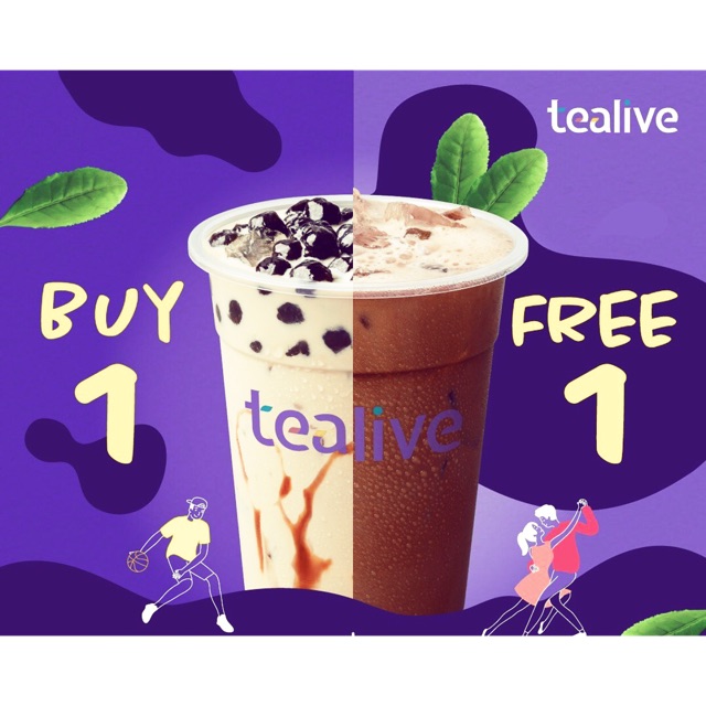 Tealive E Voucher Buy 1 Free 1 Shopee Malaysia