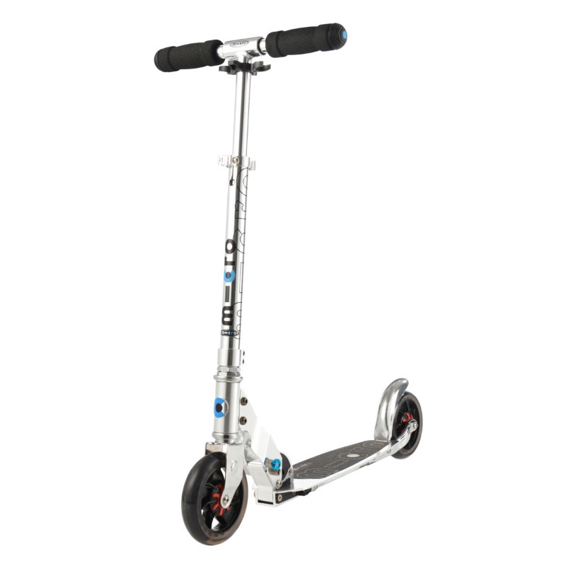 Micro SA0142 Speed Lightweight Foldable Scooter Suitable For Ages 12+ Adult - Silver