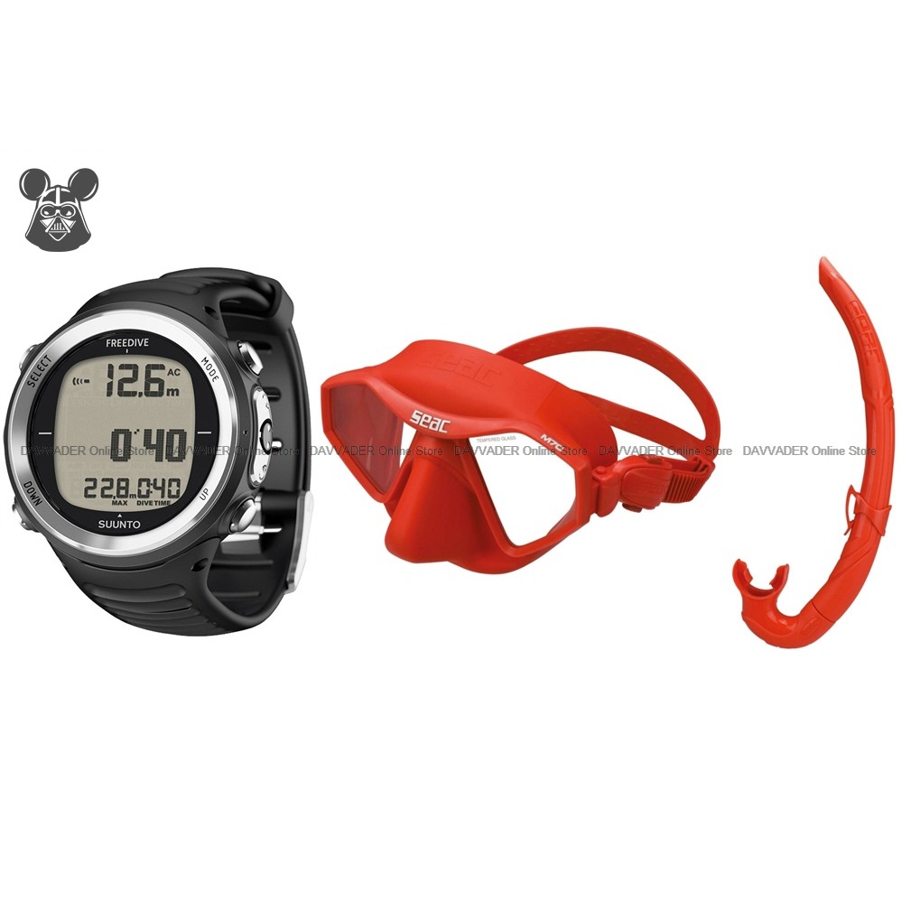 FREE SEAC M70 RED + SEAC LIQUID SNORKEL RED) Suunto D4f Black - Dive  Computer Freediving Snorkeling Spearfishing | Shopee Malaysia