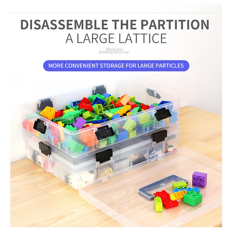 Plastic Storage Box for Toy Tool Small Items Storage Box Multi