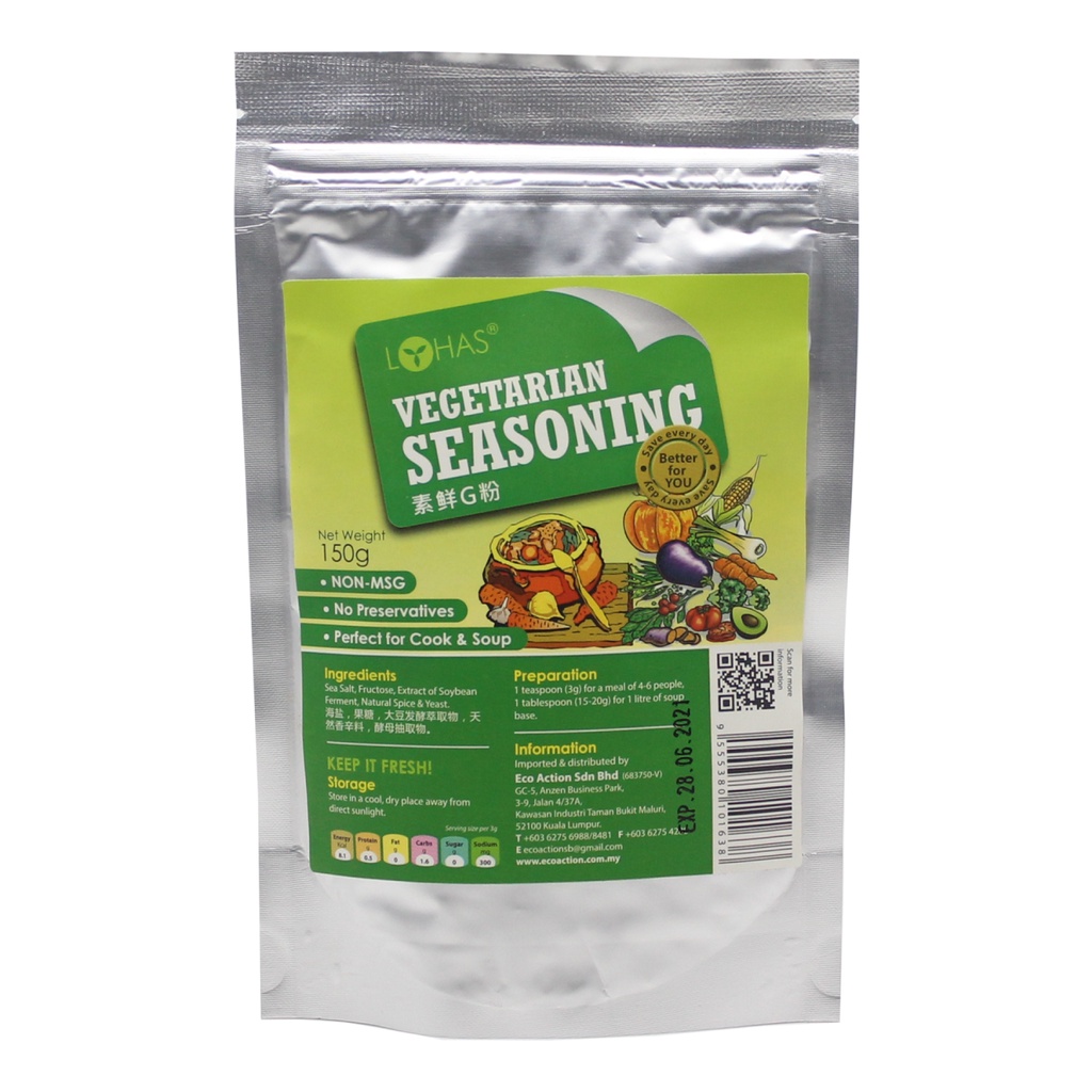 Lohas Vegetarian G Seasoning 150g (Pouch)