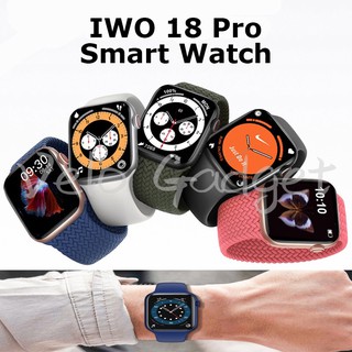 [Malaysia Stock] IWO 18 Pro Smart Watch 1.69 Inch Bluetooth Call Rotary And Back Button At Side