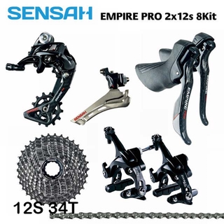 Sensah Empire Pro Groupset 2x12 Speed Road Bike 12s Cassette Shifter Rear Derailleur Front Derailleur Sram Ltwoo Shopee Malaysia