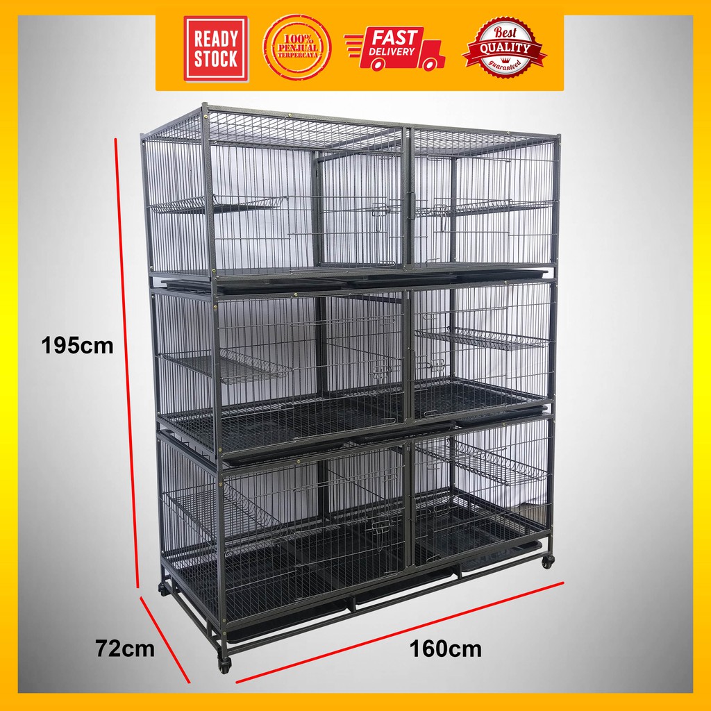 Buy (BIGGER SIZE) Sangkar Kucing Besar / Big Cat Cage #160 