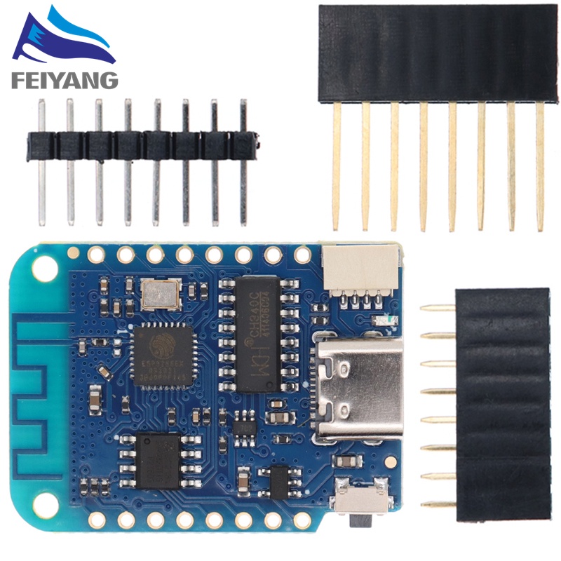 D1 Mini V4.0.0 TYPE-C USB WEMOS WIFI Internet of Things Board based ...
