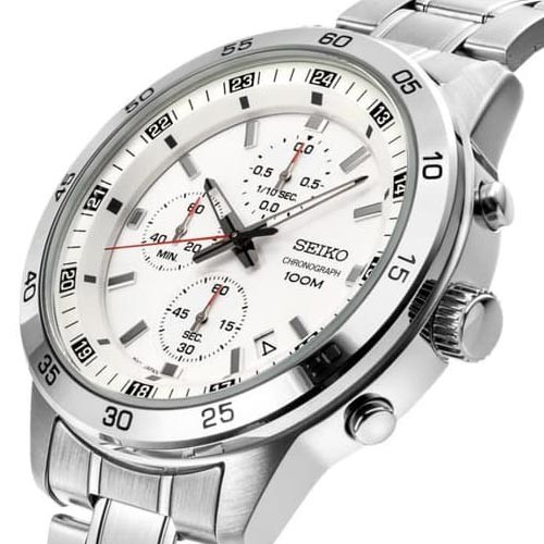 Seiko SKS637P1 Men's Quartz Chronograph 100M Stainless Steel Bracelet Watch  | Shopee Malaysia