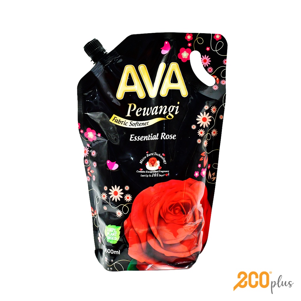 AVA Fabric Softener Essential Rose (1600ml) EP Shopee Malaysia