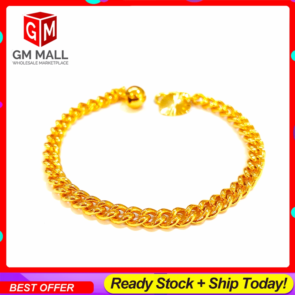 Emas Korea Jewellery Kid Bracelet Gelang  Tangan Budak 