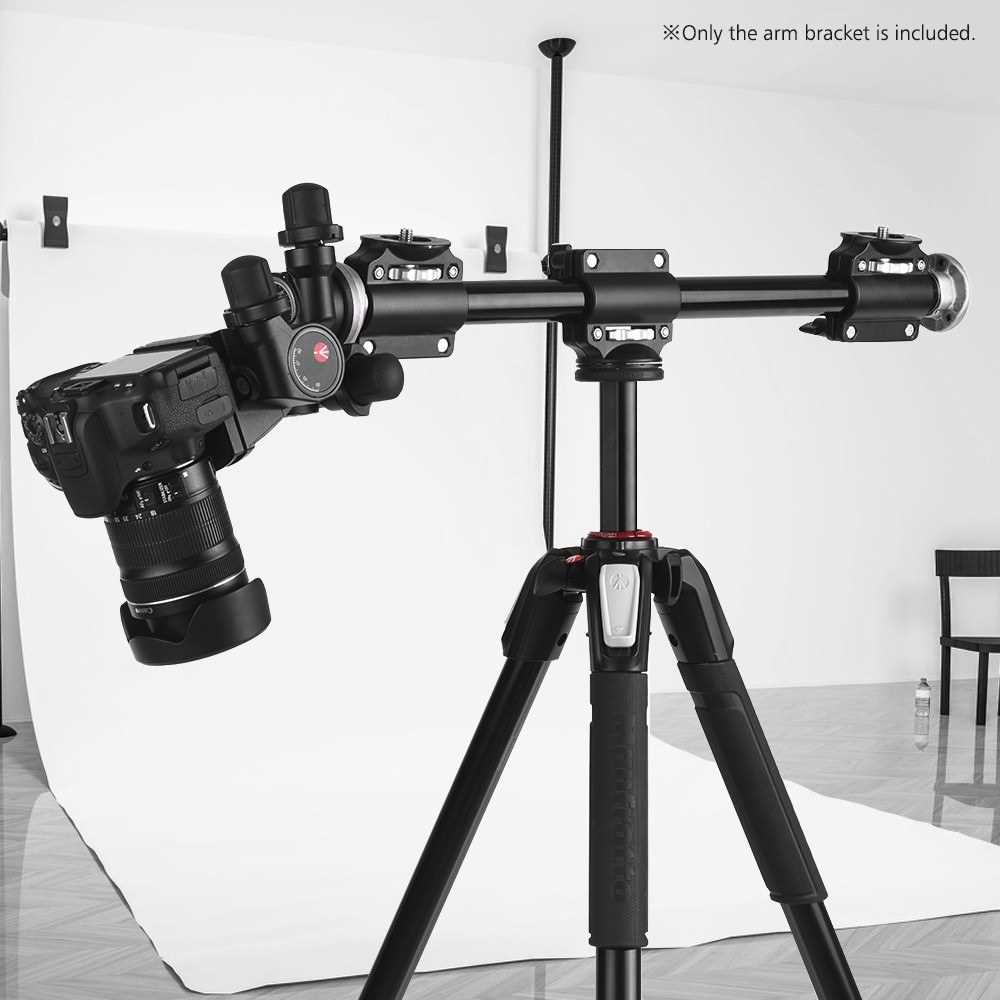 Adjustable Aluminiun Alloy Tripod Boom Horizontal Camera Mount