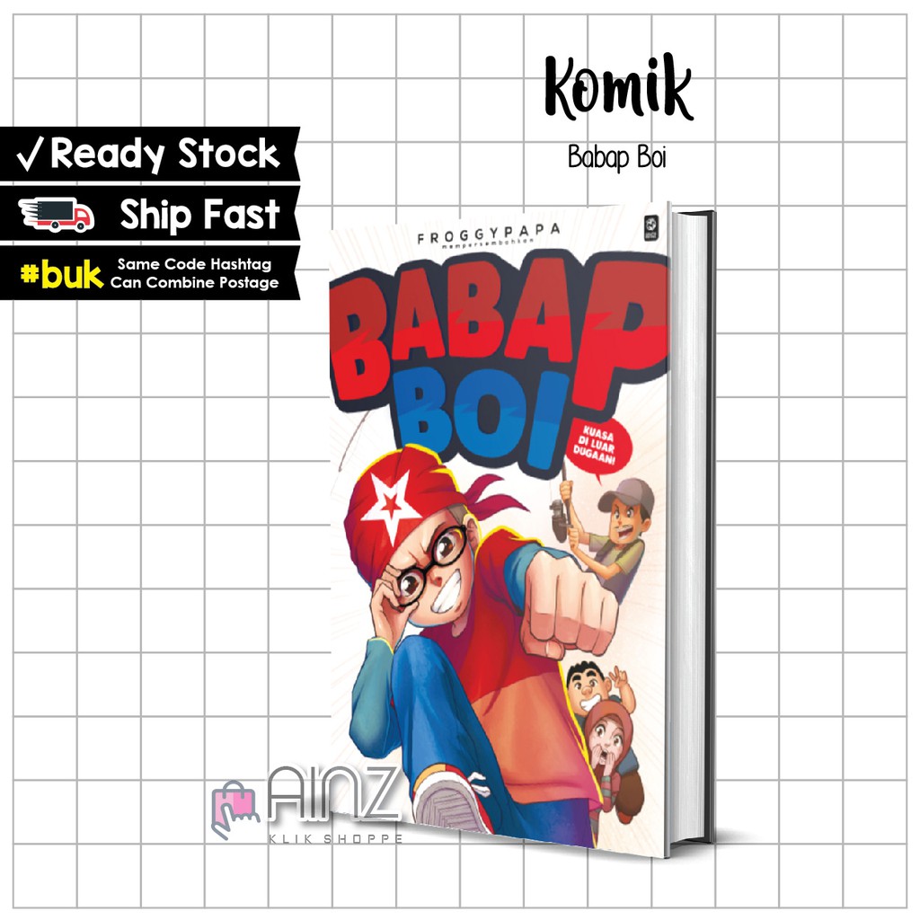 Komik Babap Boi Kuasa Di Luar Dugaan Buku Komik M