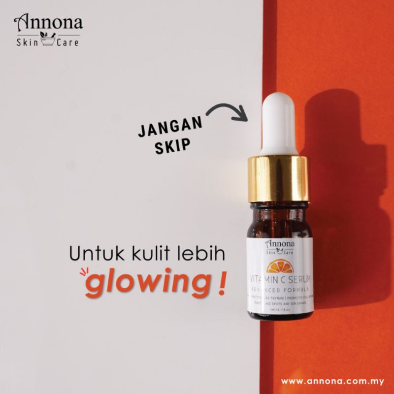 Vitamin C Serum Annona 5ml Serum Jeragat Jerawat Dan Parut Shopee Malaysia