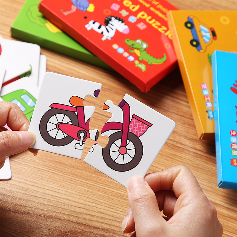 Versatile Must 32pcs Baby King Paired Puzzles Set Stationery Early Learning Educational Montessori Toys - Image 4