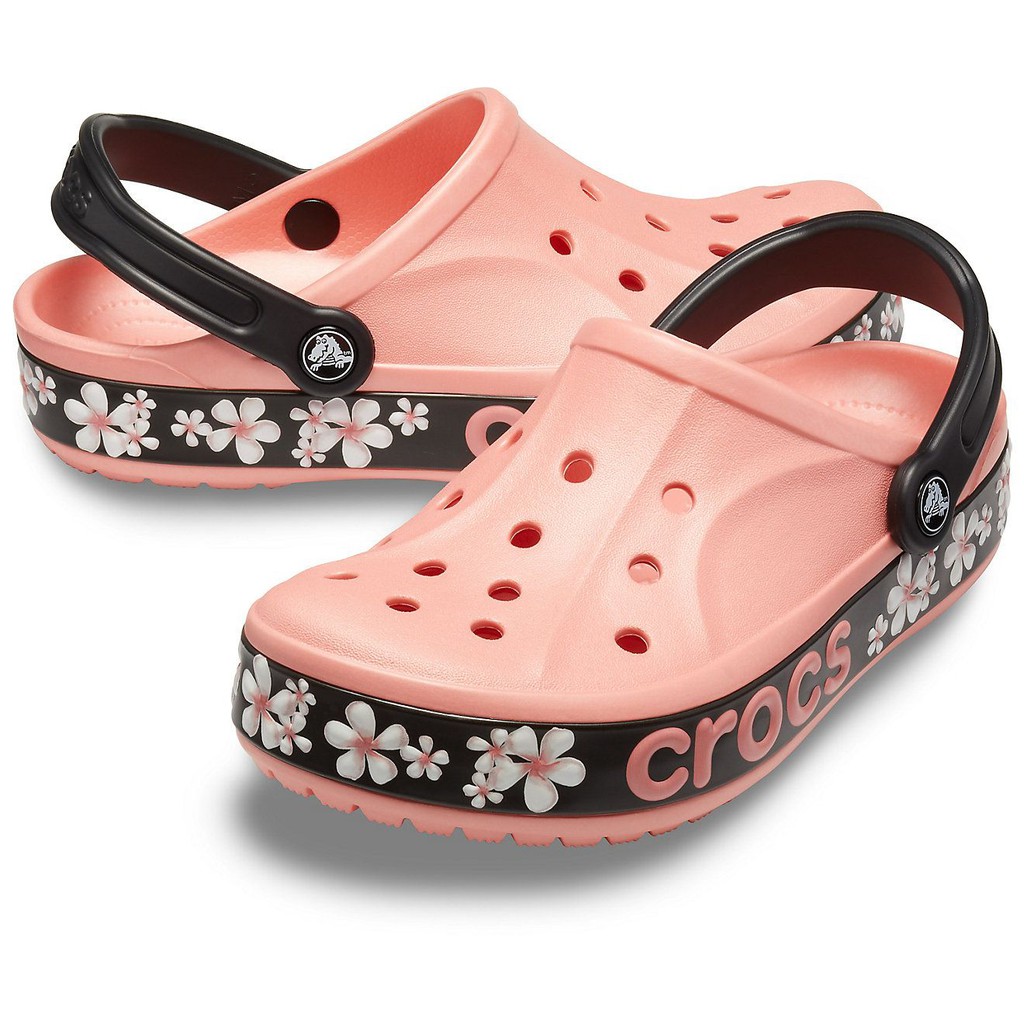 baby pink fuzzy crocs