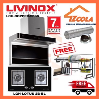 livinox cooker hood lch copperplus 90ss