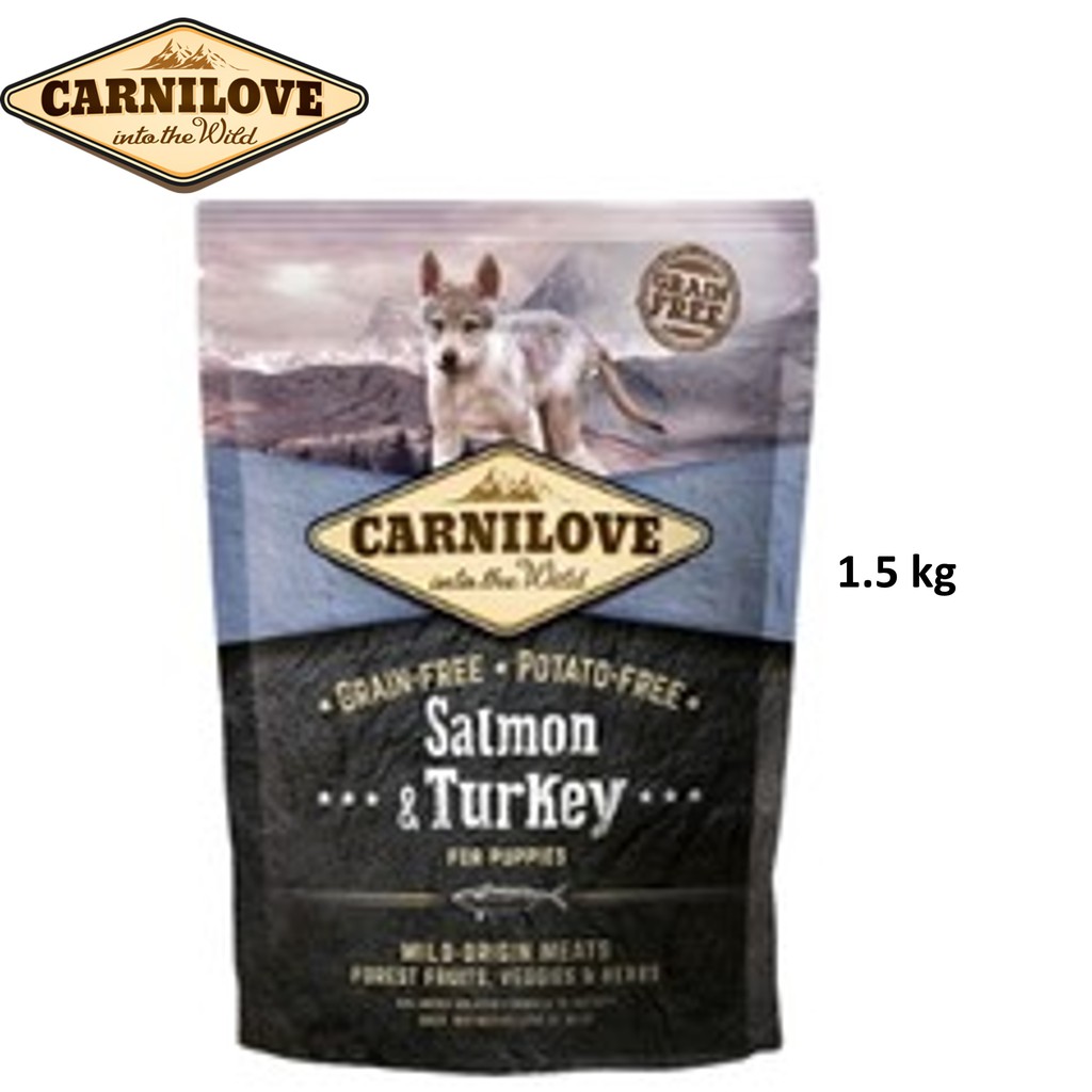 carnilove salmon & turkey for puppies
