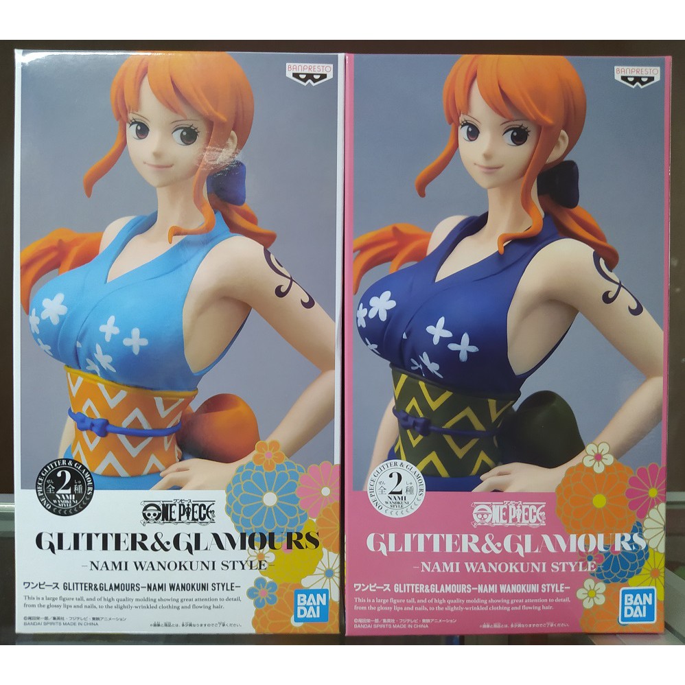 Banpresto One Piece Glitter Glamours Nami Wanokuni Style Shopee Malaysia