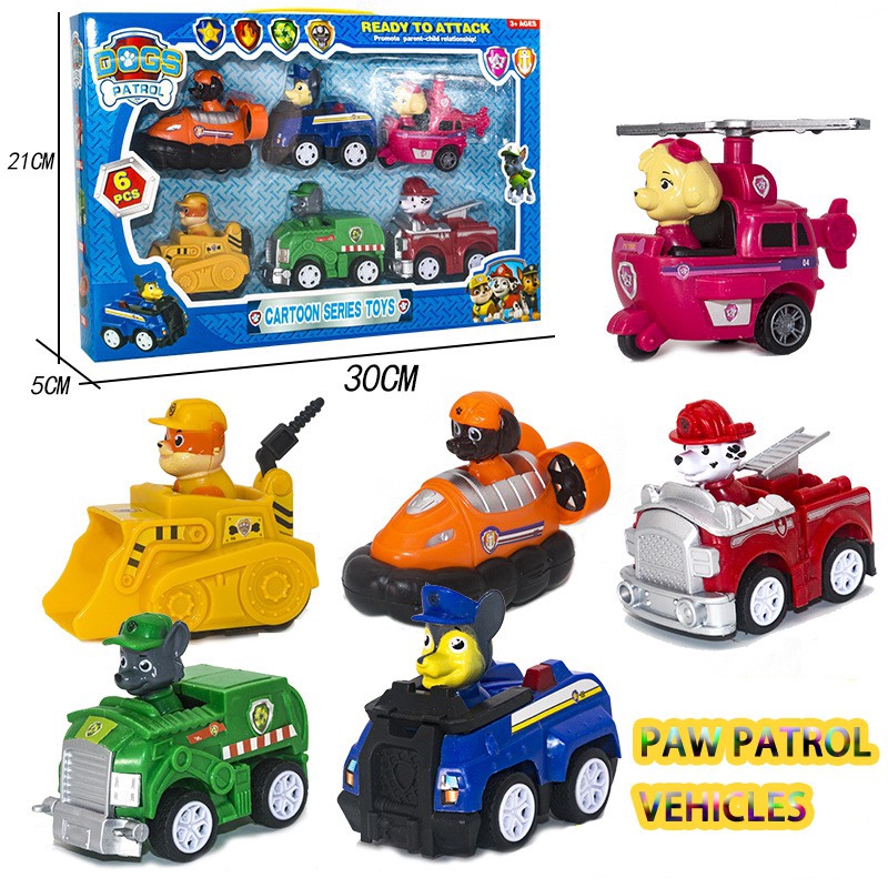 paw patrol racer gift set