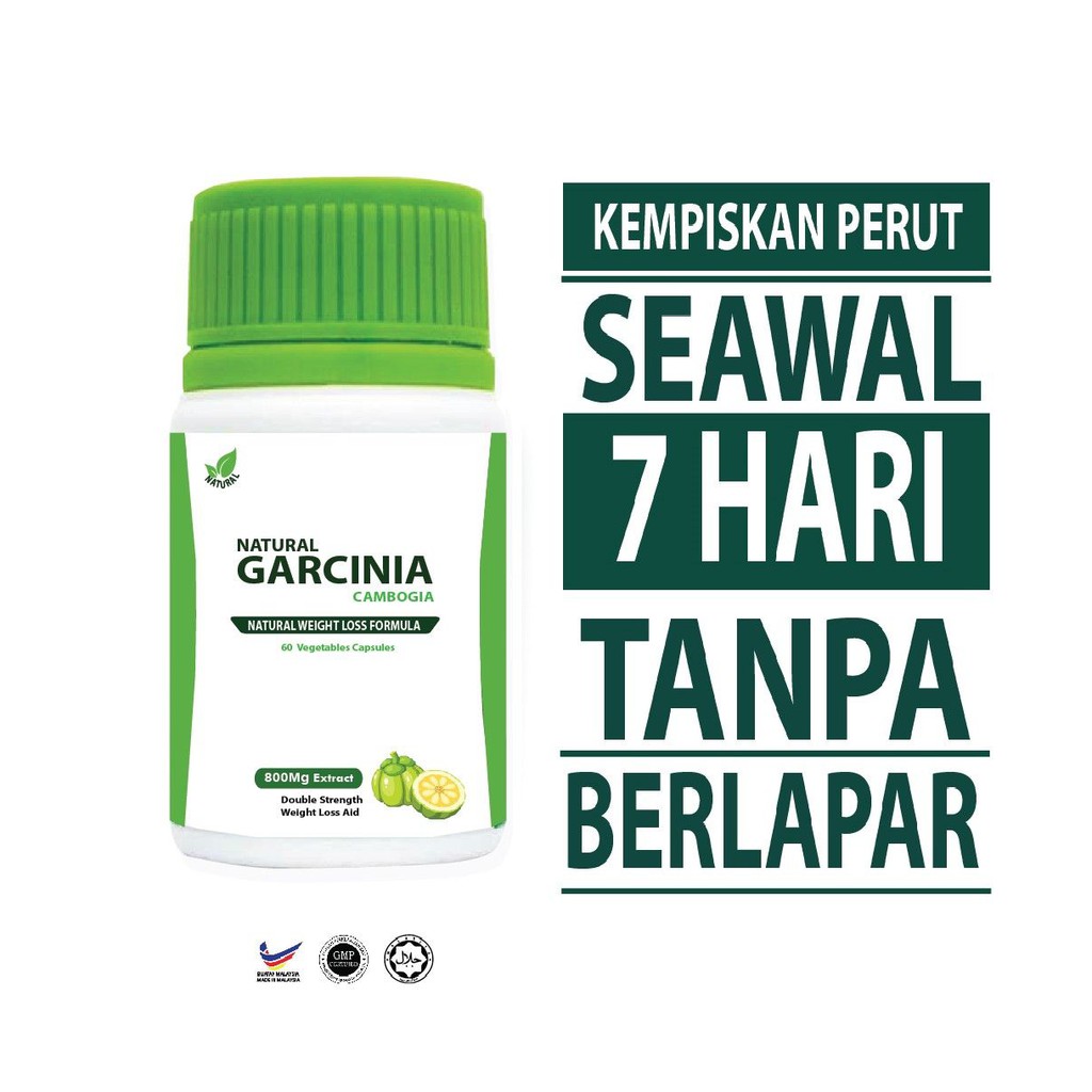 Ubat Kurus Viral - Pil Kurus Homeopathy 30 Biji Garcinia 