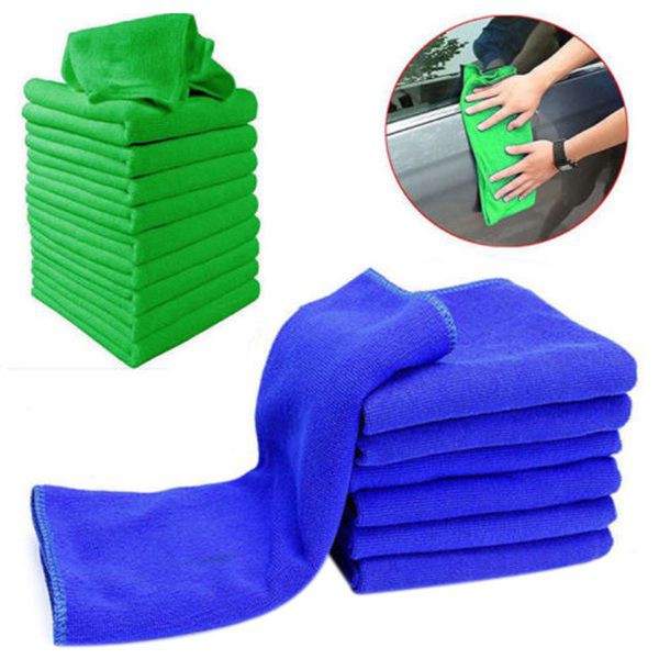 20 x Large Microfibre Cleaning Auto Car Detailing Soft Cloths Wash