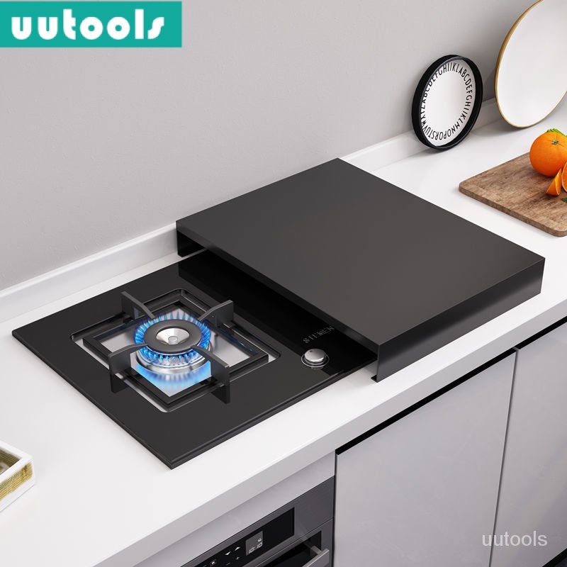 Black 304 Stainless steel induction cooker bracket Gas stove cover Stove base Cover kitchen