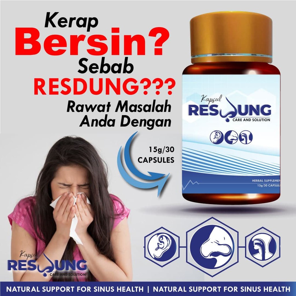 Buy Kapsul Resdung Buang Lendir Resdung Sinus Utk Selsema Bersin Hidung Sumbat Gatal Hidung Nafas Berbau Berdengkur Seetracker Malaysia