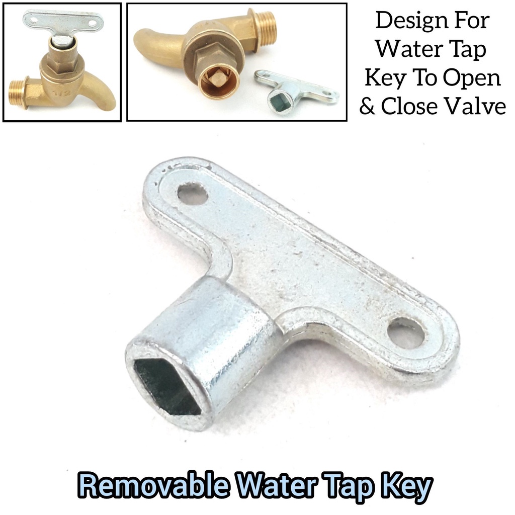 Removable Water Tap Key For Wallbibtap Garden And Outdoor Bibtap Shopee Malaysia