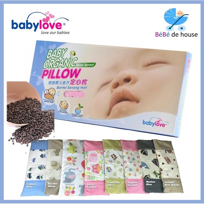 Babylove Organic Bean Sprout Pacifying Pillow 1 Pcs Shopee Malaysia