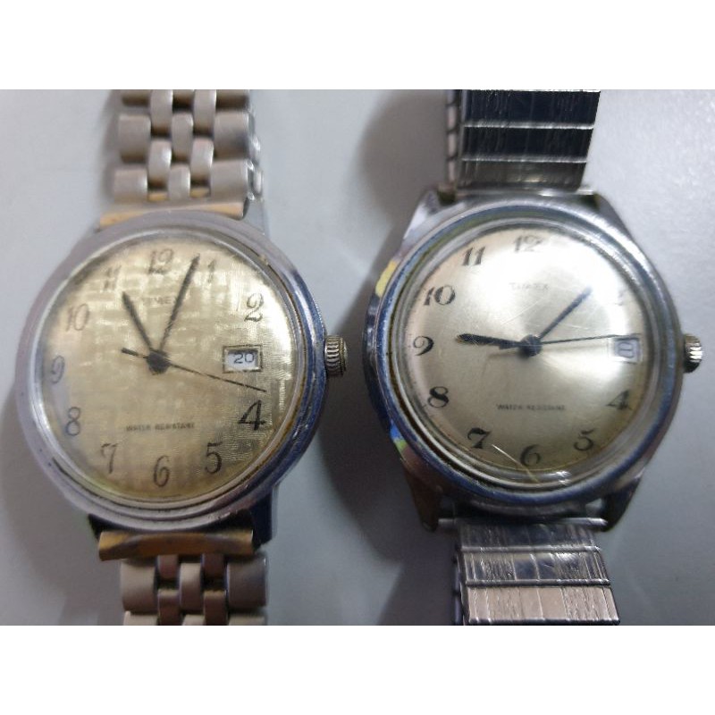 Vintage Two Timex wind up man watch Antique. | Shopee Malaysia