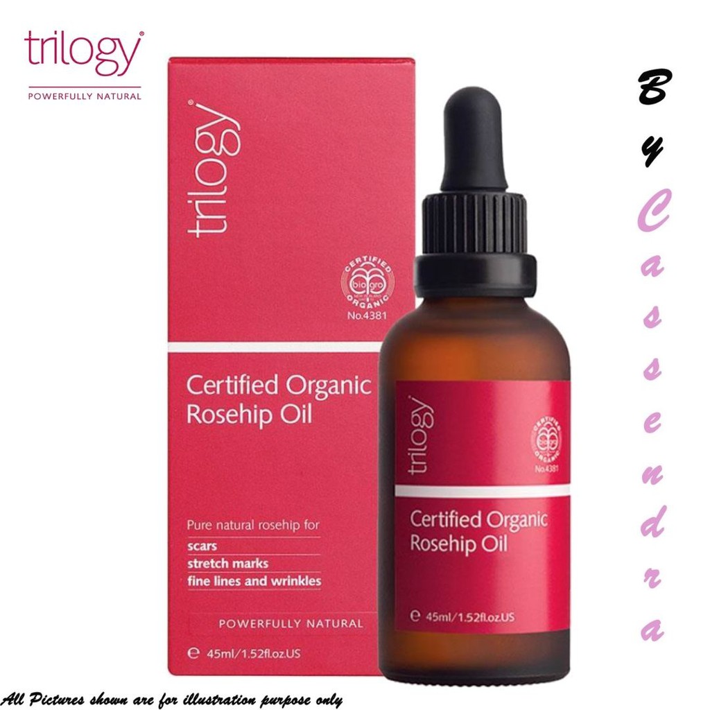 Trilogy Certified Organic Rosehip Oil 45ml Shopee Malaysia