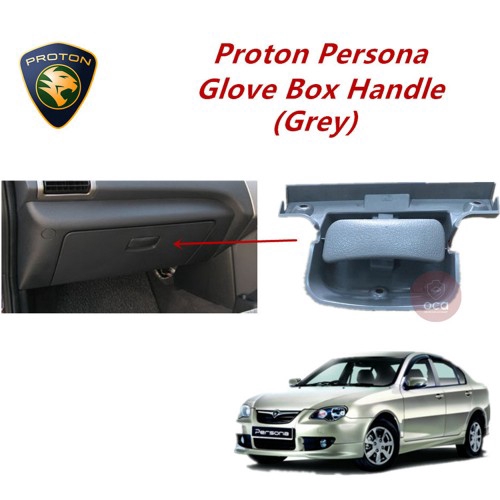 Proton Persona Glove/Compartment Box Handle latch OEM Fitting Grey/Black