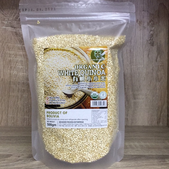 Earth Gift Organic White Quinoa 500g