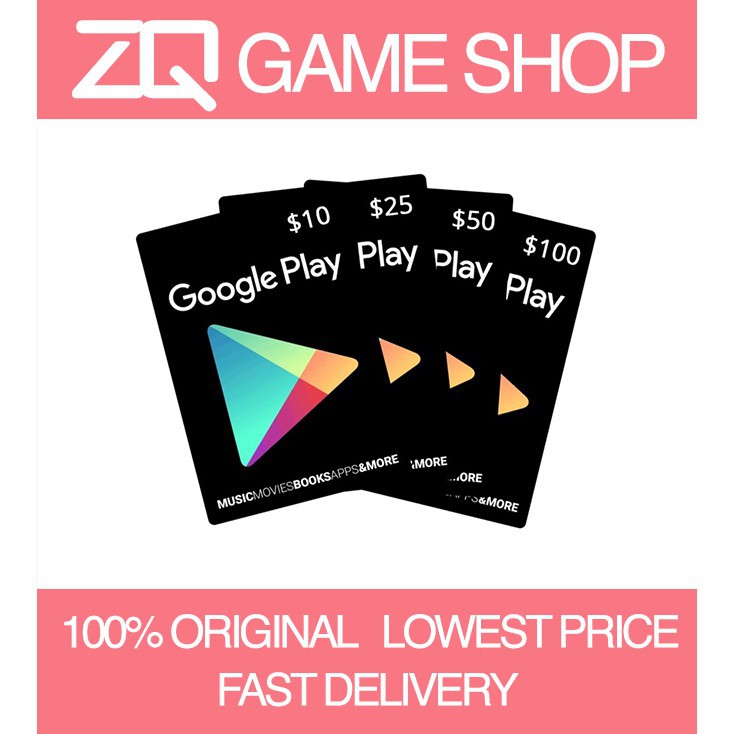 (Ready stock & Instant send) Google Play Gift Card USD 5 ...