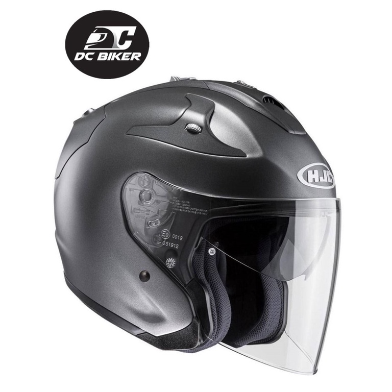 HJC FG Jet Komina SF Titanium Helmet (Authorized Dealer) Shopee Malaysia