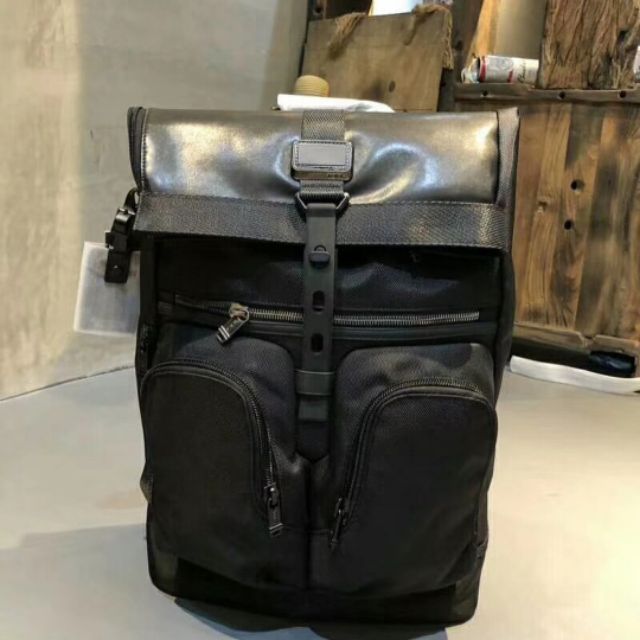 tumi london roll top backpack sale