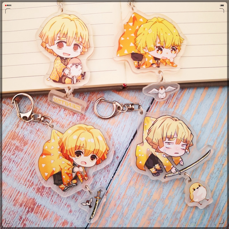 Demon Slayer Kimetsu No Yaiba Agatsuma Zenitsu Acrylic Keychains 1pc Anime Character Keyrings Pendant Gifts S 6 4 Styles Shopee Malaysia