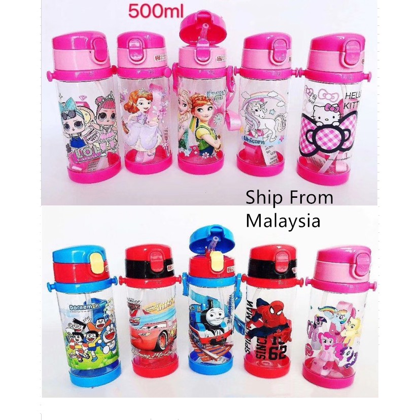 Stock Malaysia500 ML Botol Air Kanak  kanak  Kids Water 