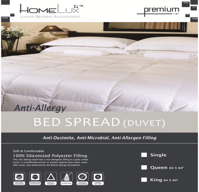 Ch Hotel Duvet Insert Anti Allergy Filling With Machine Washable